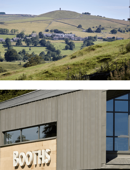 Booths supermarket, located close to Barrowford