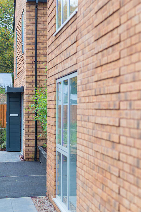 Side exterior profile of our new build homes